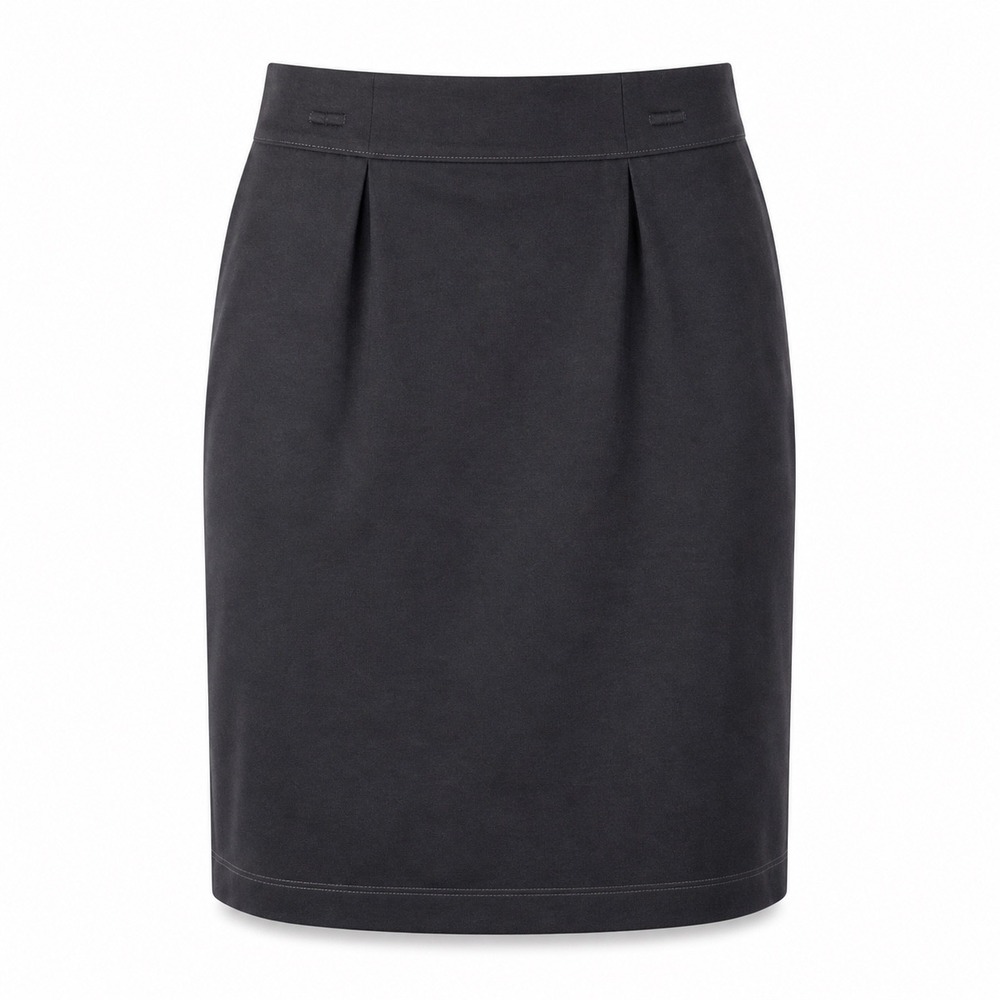 Eileen Fisher Petite Pencil Skirt PL Brown Stretch Career‎ Office Workwear